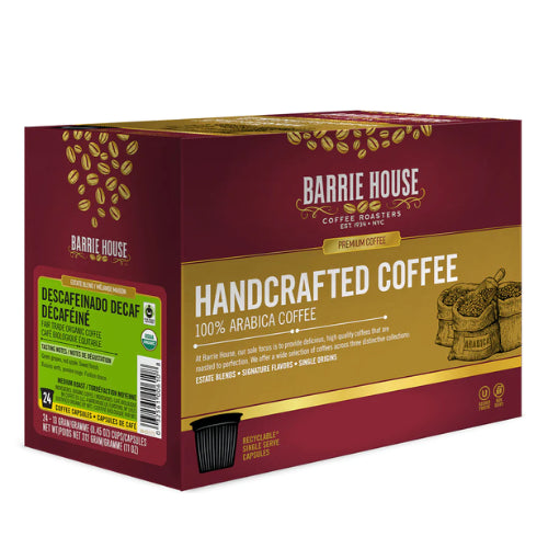 Barrie House-Descafeinado Decaf Single Serve Coffee, 24 Pack