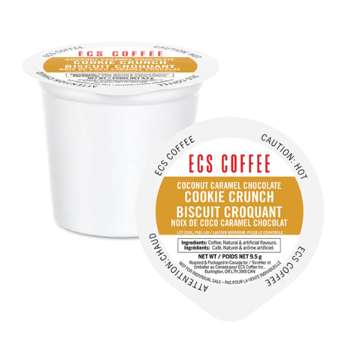 ECS Coffee-Coconut Caramel Chocolate Cookie Crunch Single Serve Coffee 24 Pack