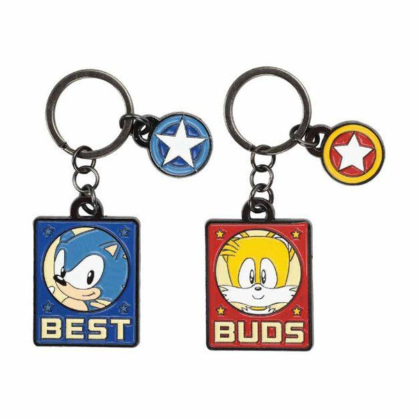 Sonic the Hedgehog & Tails Best Buds Keychains