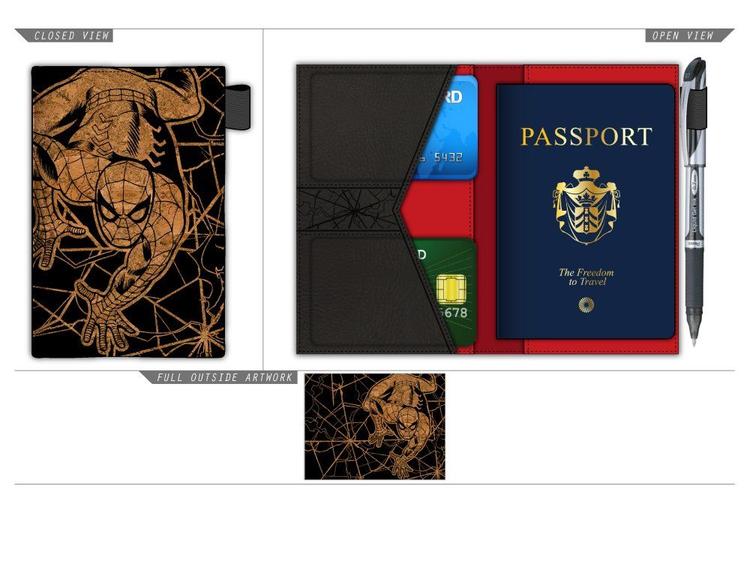 Marvel Spider-man - Wallet Travel Pocket Journal
