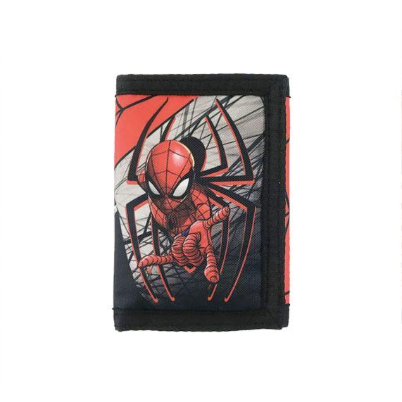 Marvel Spider-Man Spider Web Tri-Fold Wallet