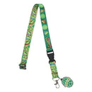 TMNT - Peace Love and Pizza Art With AOP Pattern Sublimated Straps Lanyard