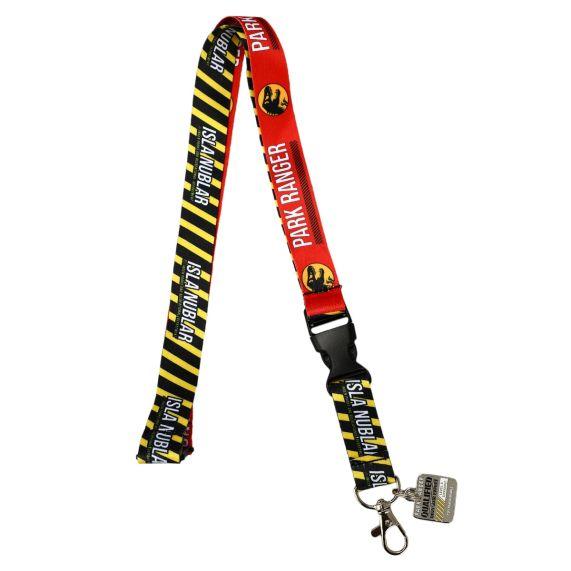 Jurassic Park - Lanyard With Yellow Stripes