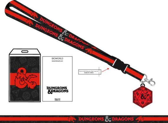 Dungeons & Dragons - Dice Lanyard