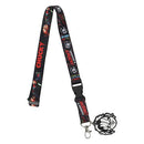 Universal - Horror – Chucky Lanyard With Black And White Chucky Head Charm