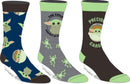 Star Wars The Mandalorian Baby Yoda The Child Men's Crew Socks 3 Pack