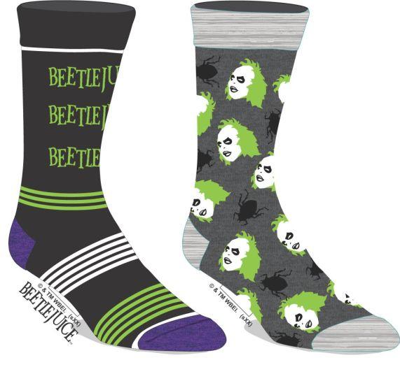 Beetle Juice - 2 Pair Mens Casual Crew Pack