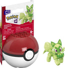 MEGA Pokemon Sprigatito Building Toy Kit, Poseable Action Figure with Poke Ball