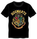 Harry Potter Hogwarts Crest Black T-shirt (large)