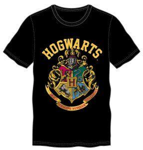 Harry Potter Hogwarts Crest Black T-shirt (large)