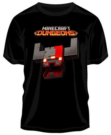 Minecraft Dungeons RS Monstrosity Head Black T-shirt (small)