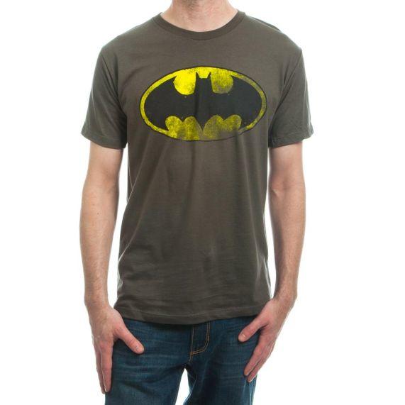 Batman Logo Charcoal Heather T-shirt (small)