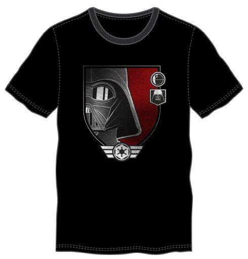 Star Wars Darth Vader Empire logo Black T-shirt (small)