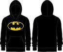 Batman Yellow Logo Black Hoodie (small)