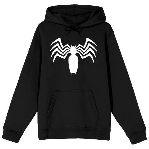 Venom Logo Icon Black Hoodie (small)