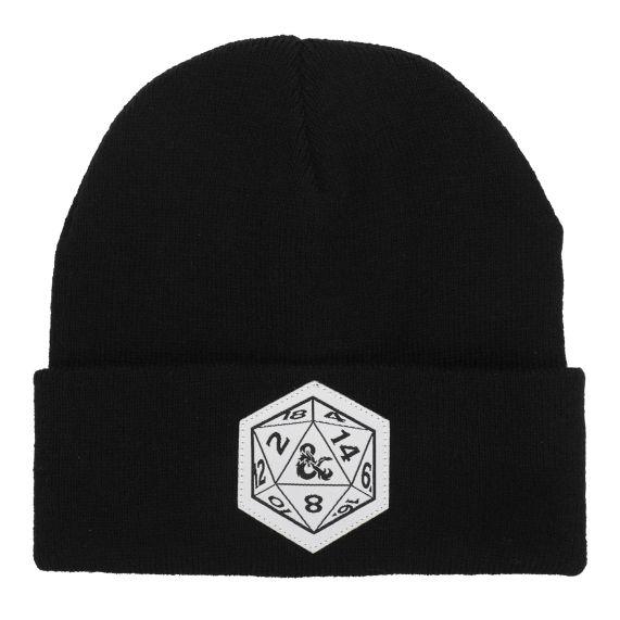 Dungeons & Dragons Woven Label Black Beanie