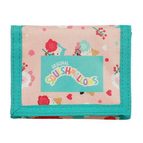 Squish Mallows Trifold Youth Nylon Wallet Pink