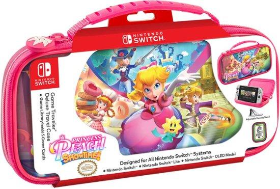 Nintendo Switch Game Traveler Deluxe Princess Peach ShowTime Travel Case - Pink